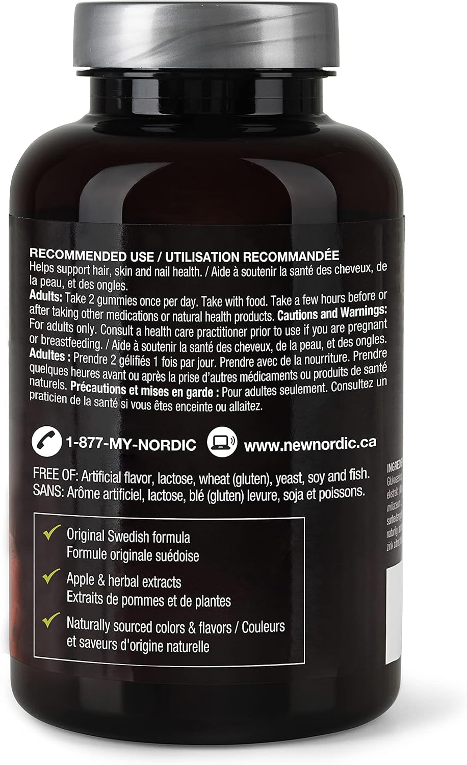 NEW NORDIC Hair Volume Daily Biotin Support Gummies - görsel 3