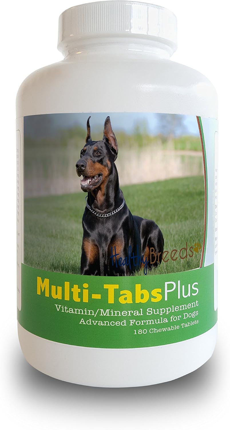 Healthy Breeds Doberman Pinscher Multi-Tabs Plus Chewable Tablets 180 Tablets - görsel 1