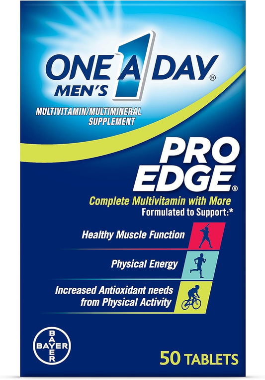 One A Day Men's Pro Edge Multivitamin, 50 Tablets
