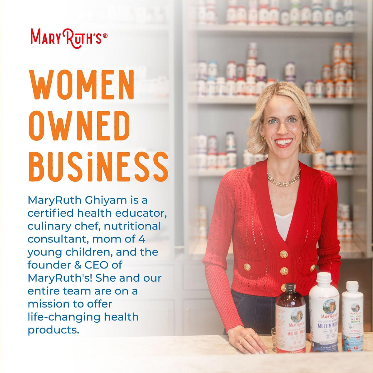 MaryRuth's Organics Multivitamin for Women and Men | Sugar Free | Adult Multimineral Gummy with Vitamin C, D, E, B Vitamins, Biotin, Zinc | Vegan | Non-GMO | Gluten-free | 60 Gummies - görsel 9