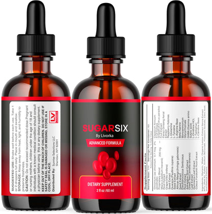 Sugar Six Drops by LIVORKA (Pack of 2)