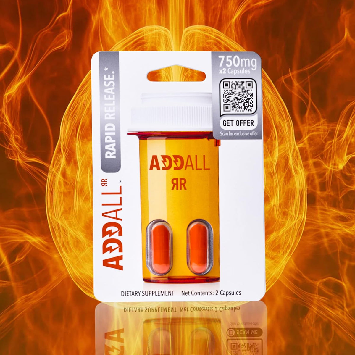 Addall Rapid Release Supplement (5 Pack) – Nootropic for Focus, Energy & Mental Clarity - görsel 4