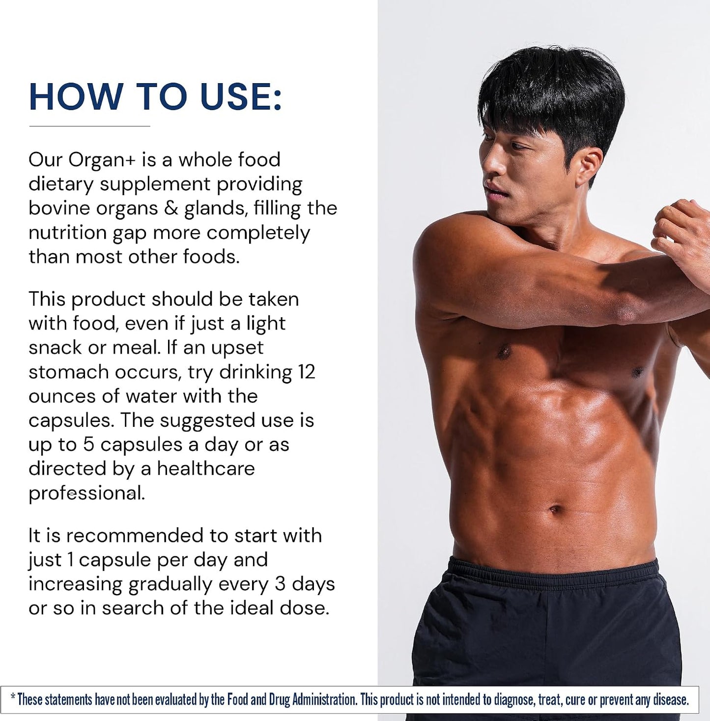 BodyHealth Organ+ Grass-Fed Glandular Organ Complex - 150 Capsules - görsel 4