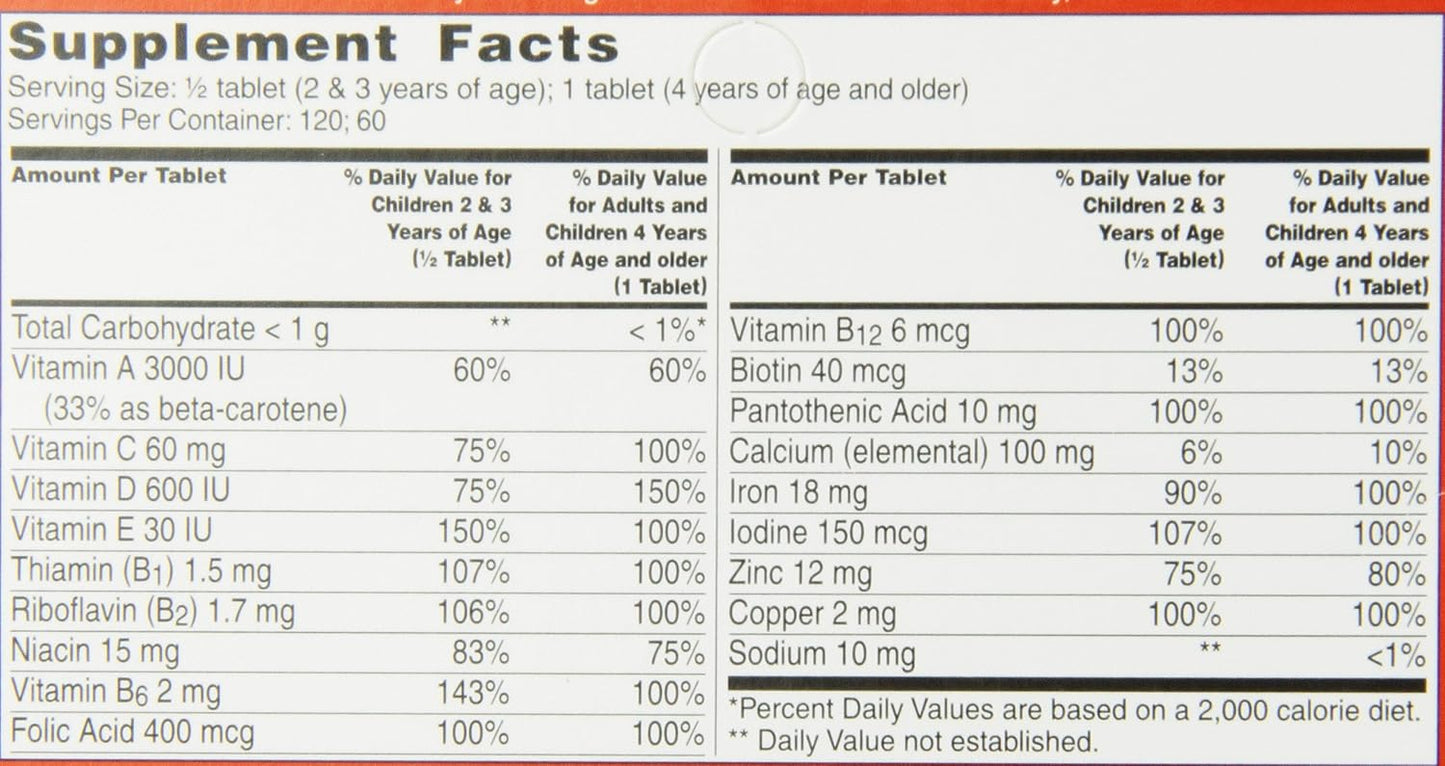 Flintstones Children's Complete Chewable Multivitamin - 60 Tablets - görsel 8