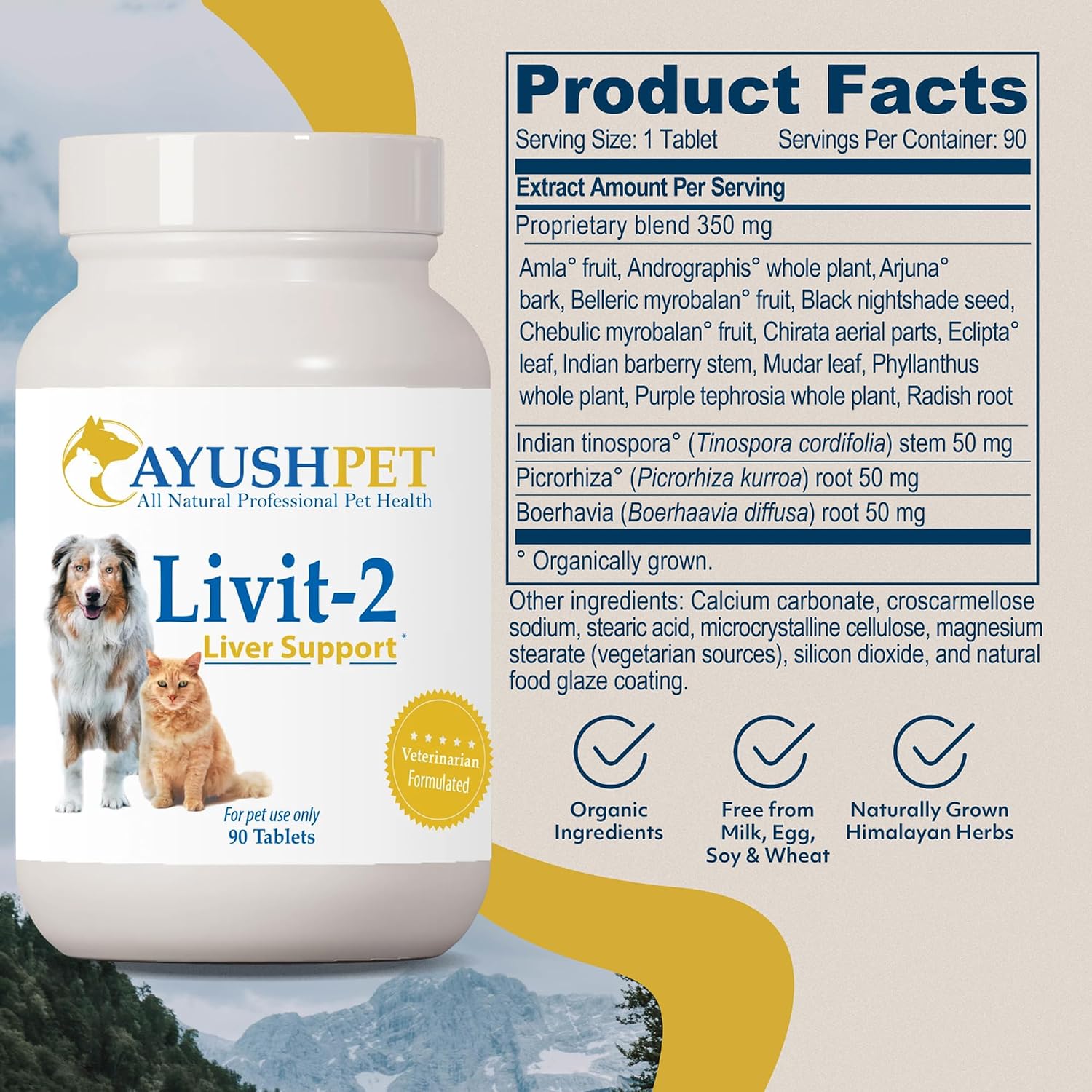 Ayush Pet Livit-2 Dog Liver Support Supplement - 90 Doses - görsel 3