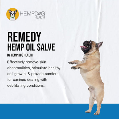 Remedy – Dog Balm with Hemp Oil for Skin Growth Support