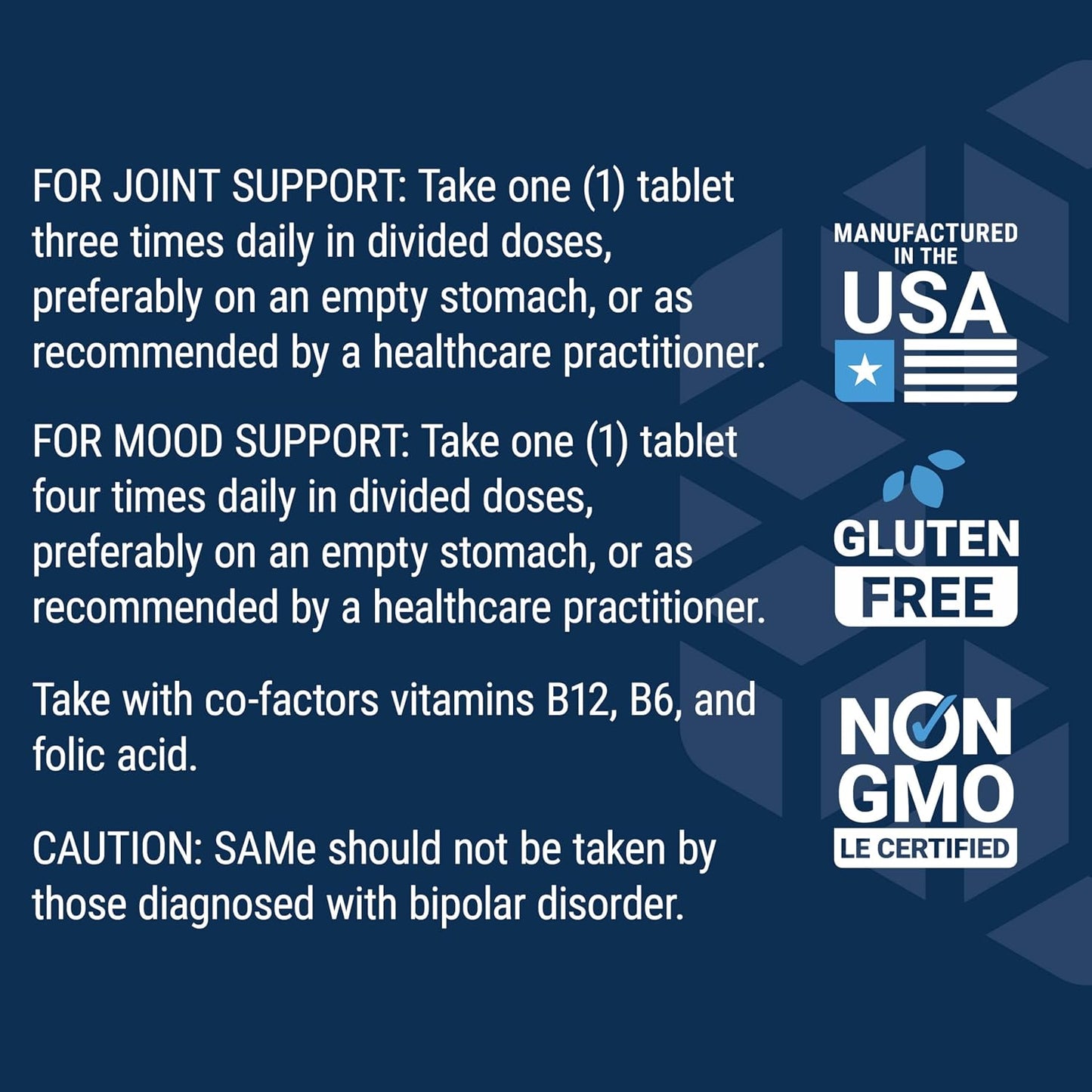 Life Extension SAMe - Mood, Joint & Liver Support, 30 Tablets - görsel 7