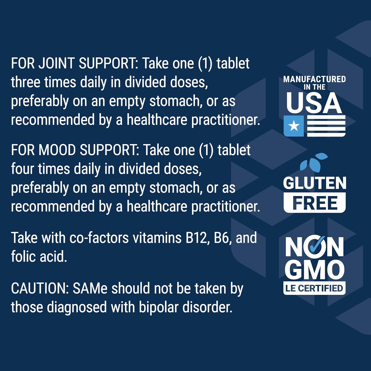 Life Extension SAMe - Mood, Joint & Liver Support, 30 Tablets - görsel 7