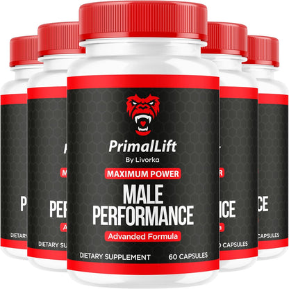 Primal Lift - All Natural Men's Multivitamin Supplement (5-Month Supply, 300 Capsules)