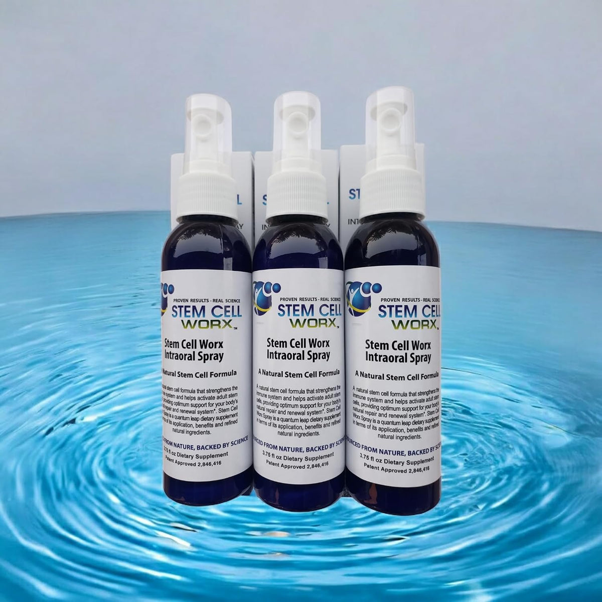 Stem Cell Worx Intraoral Spray - 3 Pack | Stem Cell Supplement - görsel 2