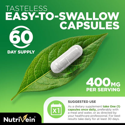 Nutrivein Premium DIM Supplement 400 mg – 120 Capsules