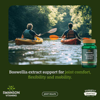 Swanson Boswellia Serrata Extract – Herbal Supplement for Joint Support, Mobility & Flexibility* – 5-LOXIN Standardised – Non-GMO – 60 Vegetarian Capsules