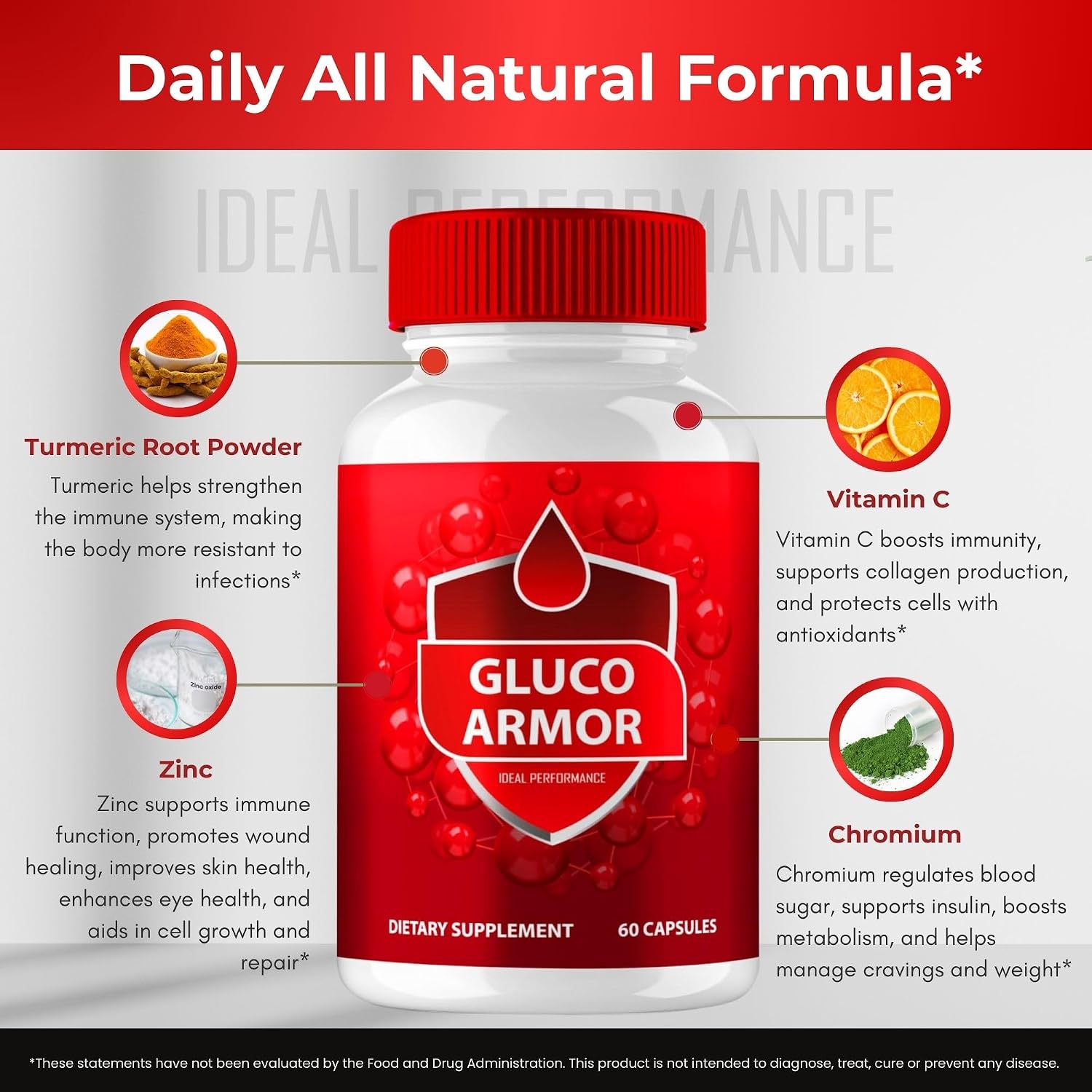 Gluco Armour Advanced Blood Formula Capsules - görsel 7