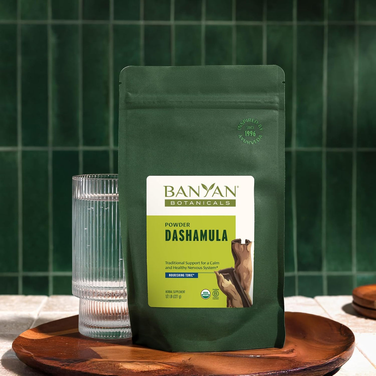 Banyan Botanicals Dashamula Powder – Calming Ayurvedic Formula – Organic Stress Supplement (227g) - görsel 6
