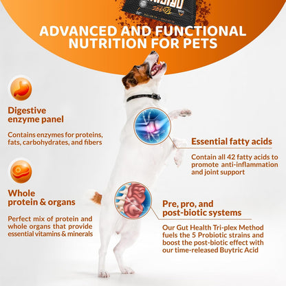 Origins 5-in-1 Dog Supplement – Powdered Meal Topper with Natural Omega-3 Fish Oil (900 g)
