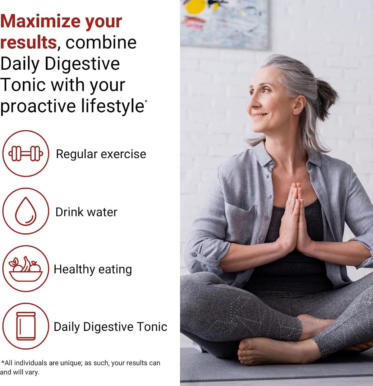 ACTIVATEDYOU Daily Digestive Tonic – Kombucha with Prebiotic Fibre, Probiotics, Postbiotics & Vitamin C for Healthy Digestion & Energy – Berry Lemonade Flavour (30 Servings) - görsel 5
