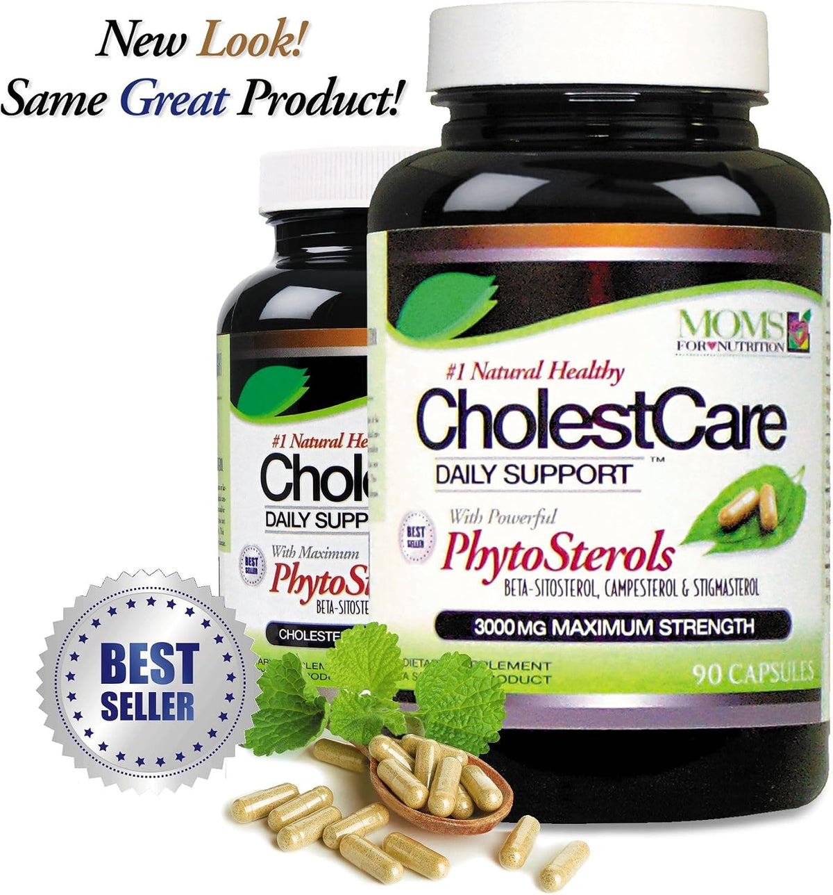 Advanced Phytosterols, Beta-Sitosterol & Plant Sterols - 3 Bottles (90 Capsules Each) - görsel 3