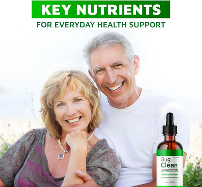 Sug Clean Drops - Premium All-Natural Food Supplement, 5 Bottles