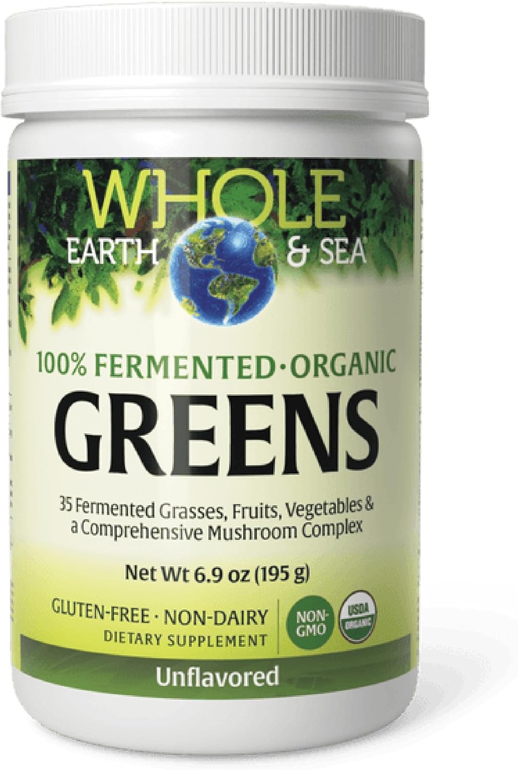 Natural Factors Organic Greens - Antioxidant Support Food Supplement - Unflavoured, 196 g - görsel 1