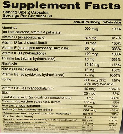 Optimum Nutrition Opti-Women, Women's Multivitamin, 120 Capsules