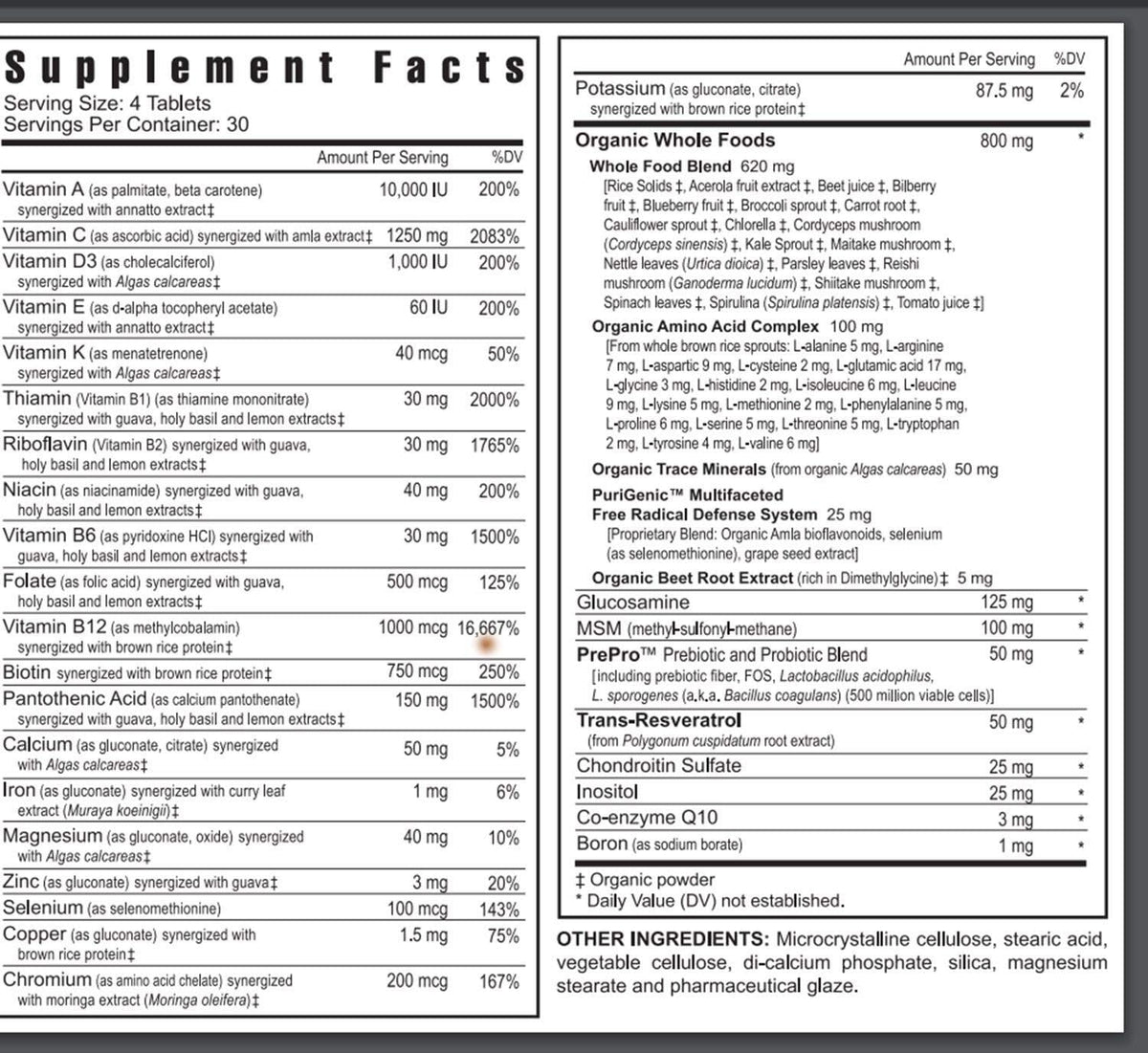 Youngevity Beyond Tangy Tangerine 2.0 Multivitamin & Mineral Complex, 120 Tablets (3-Pack) - görsel 3