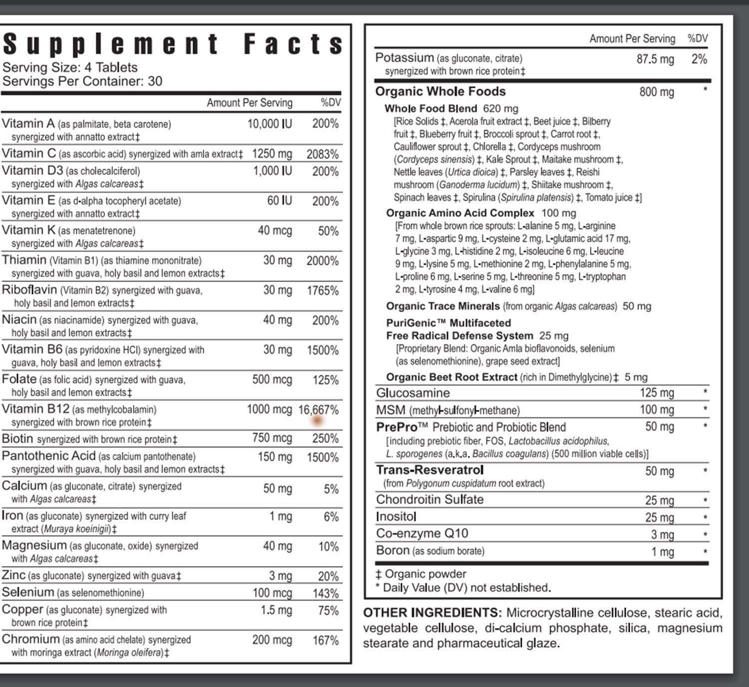 Youngevity Beyond Tangy Tangerine 2.0 Multivitamin & Mineral Complex, 120 Tablets (3-Pack) - görsel 3