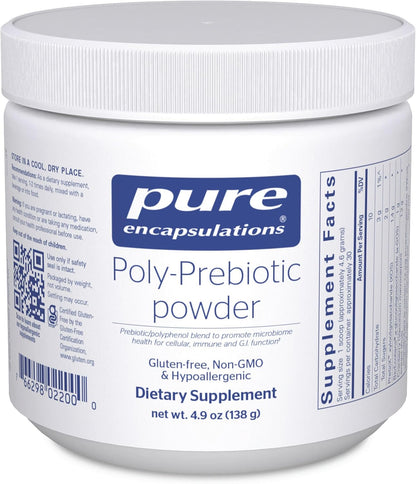 Pure Encapsulations Poly-Prebiotic Powder | Targets Akkermansia Muciniphila to Support GI Barrier Function | 139 g
