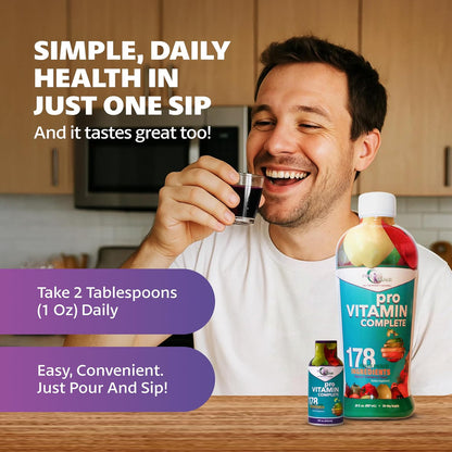 Pro Vitamin Complete Liquid Multivitamin - 6 Bottles (887 ml Each)
