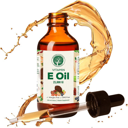 Mother Nature's Essentials Vitamin E 21,000 IU Liquid Oil, 30 ml (Twin Pack)