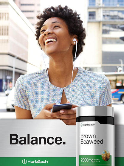 Horbäach Brown Seaweed Extract Capsules, 200 Capsules