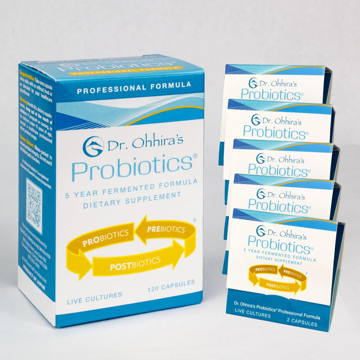 Dr. Ohhira’s Probiotics Professional Formula - 5-Year Fermented Japanese Probiotic with Prebiotics, Probiotics & Postbiotics - 13-Strain Shelf-Stable Gut Support - 120 Vegetarian Softgels - görsel 10