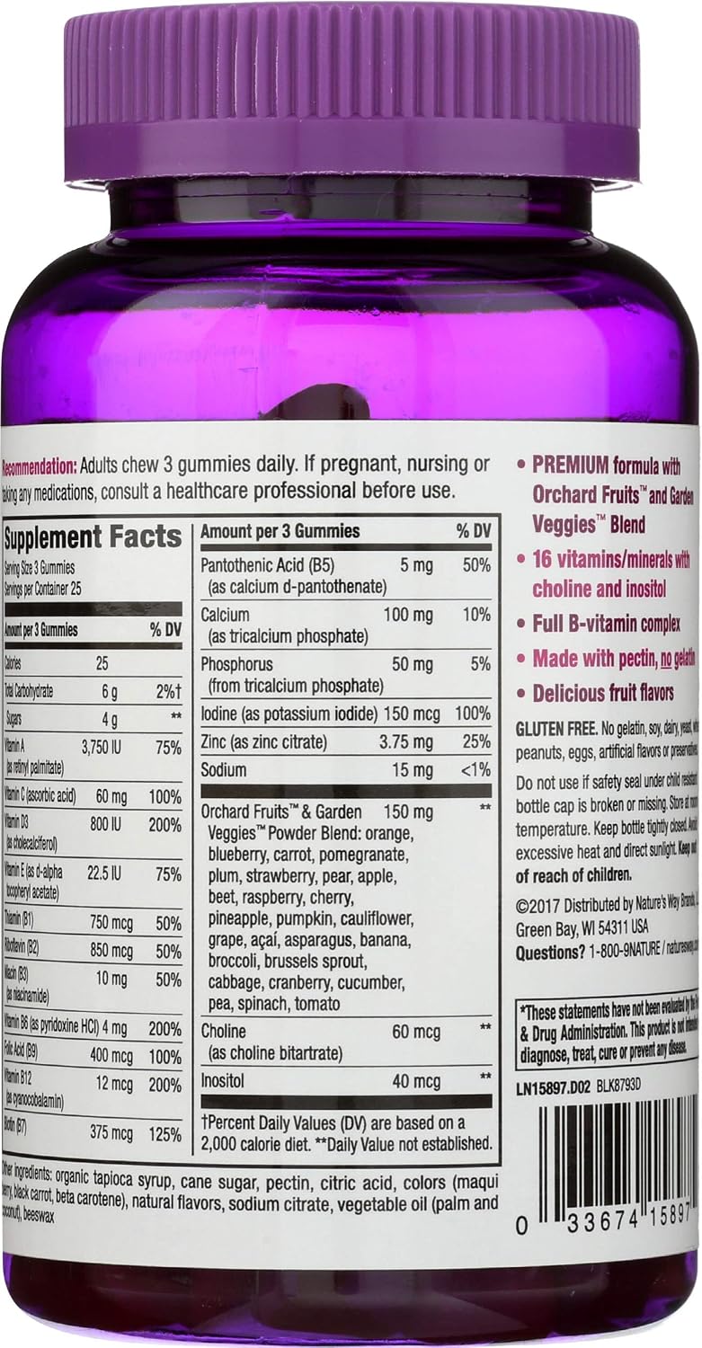 Nature's Way Alive! Women's Gummy Vitamins - 75 Count - görsel 2