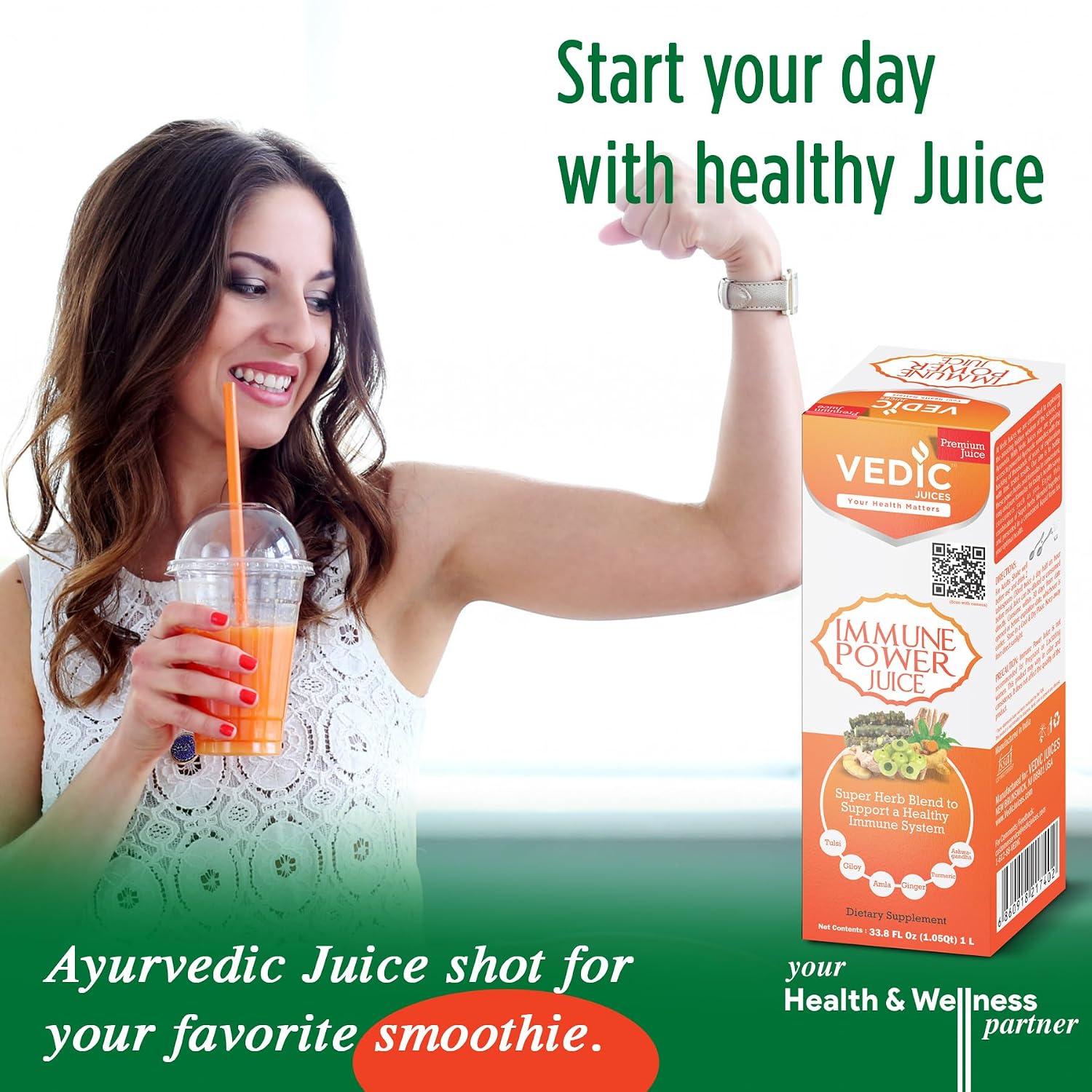 Vedic Immune Power Juice 1 Litre – Powerful Multi-Herb Blend for Immunity - görsel 5