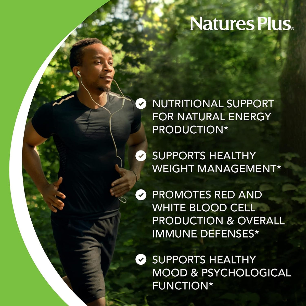 NaturesPlus Vitamin B12 500 mcg – 90 Tablets - görsel 6