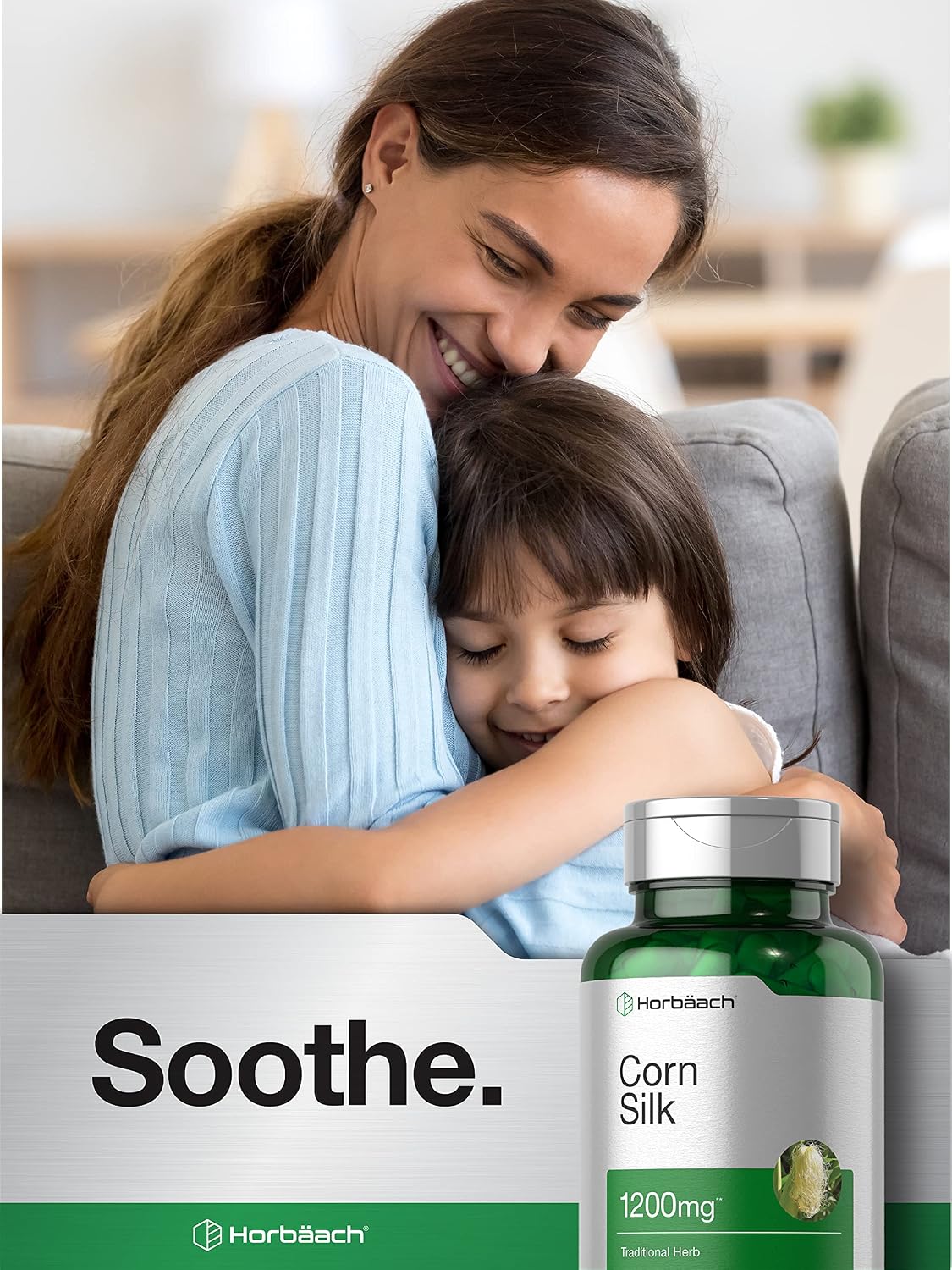 Horbäach Corn Silk Capsules, 200 Capsules - görsel 6
