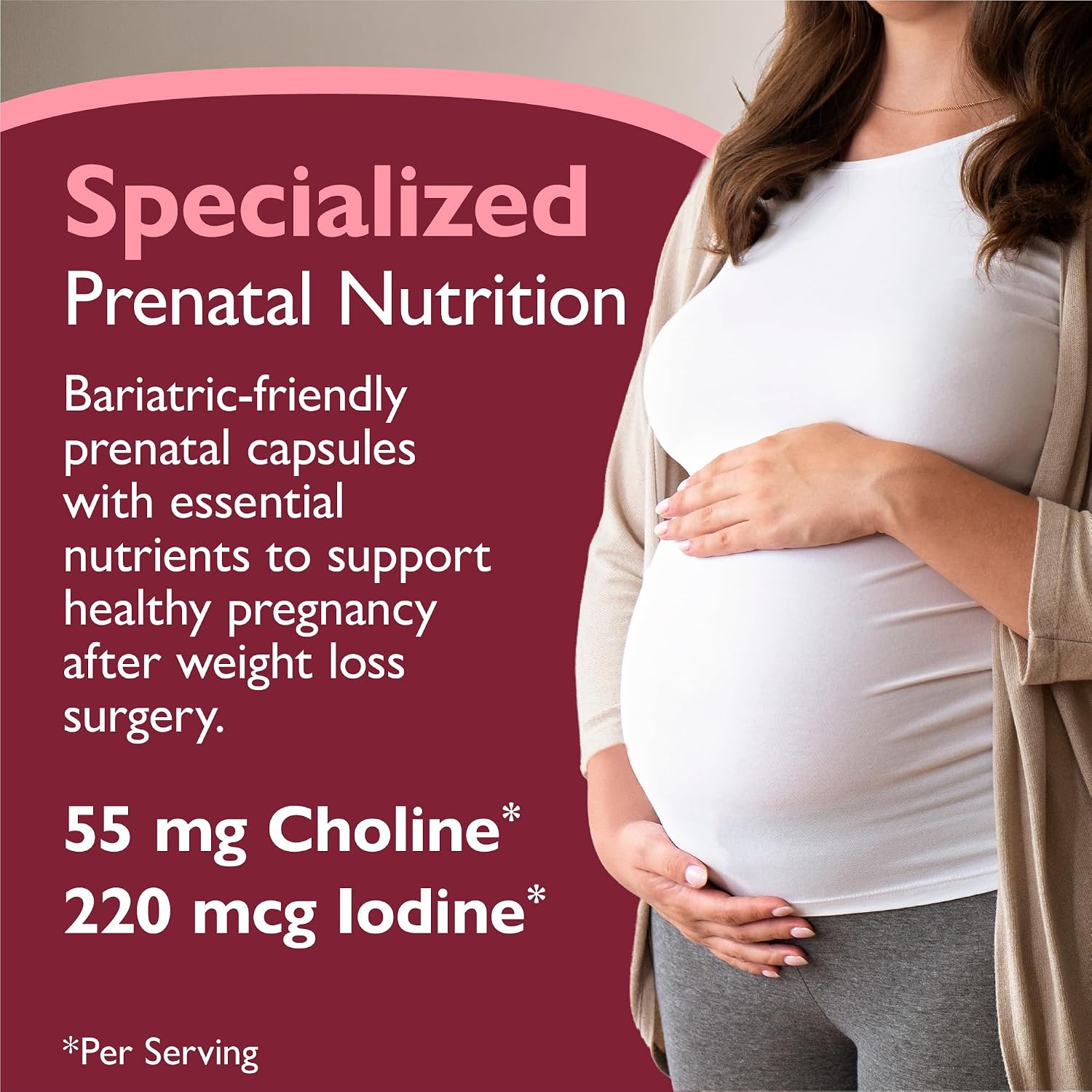 Celebrate Vitamins Bariatric Prenatal Multivitamin Capsules with Methylfolate, Iron, Iodine, and Choline – 60 Capsules - görsel 9