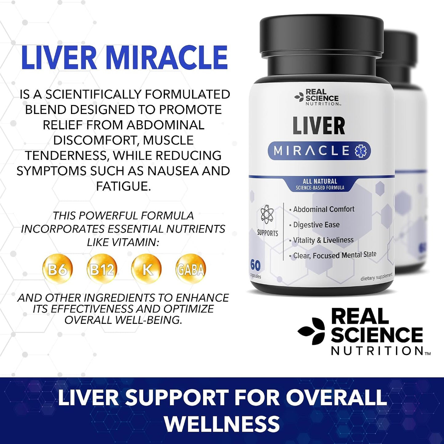 Liver Miracle – Liver Support Supplement for Abdominal Discomfort, Energy & Mental Clarity - görsel 4