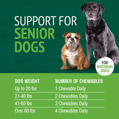 Petnc Senior Multi Chewable Tablets (60) - Daily Multivitamin & Multimineral for Mature Dogs, Liver Flavour
