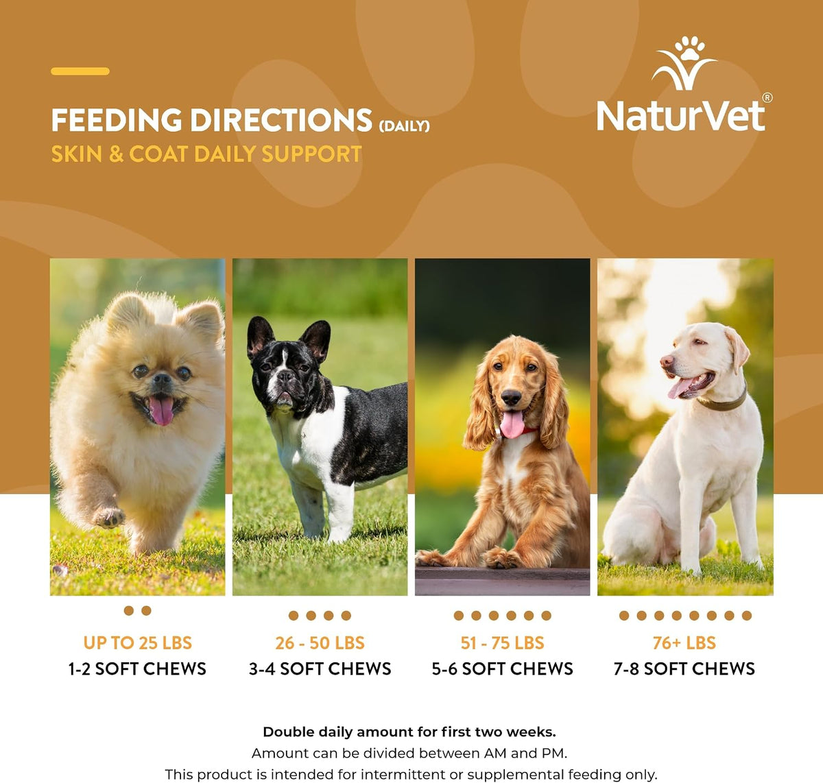 NaturVet Skin and Coat Plus Breath Aid for Dogs, 70 Soft Chews - görsel 7
