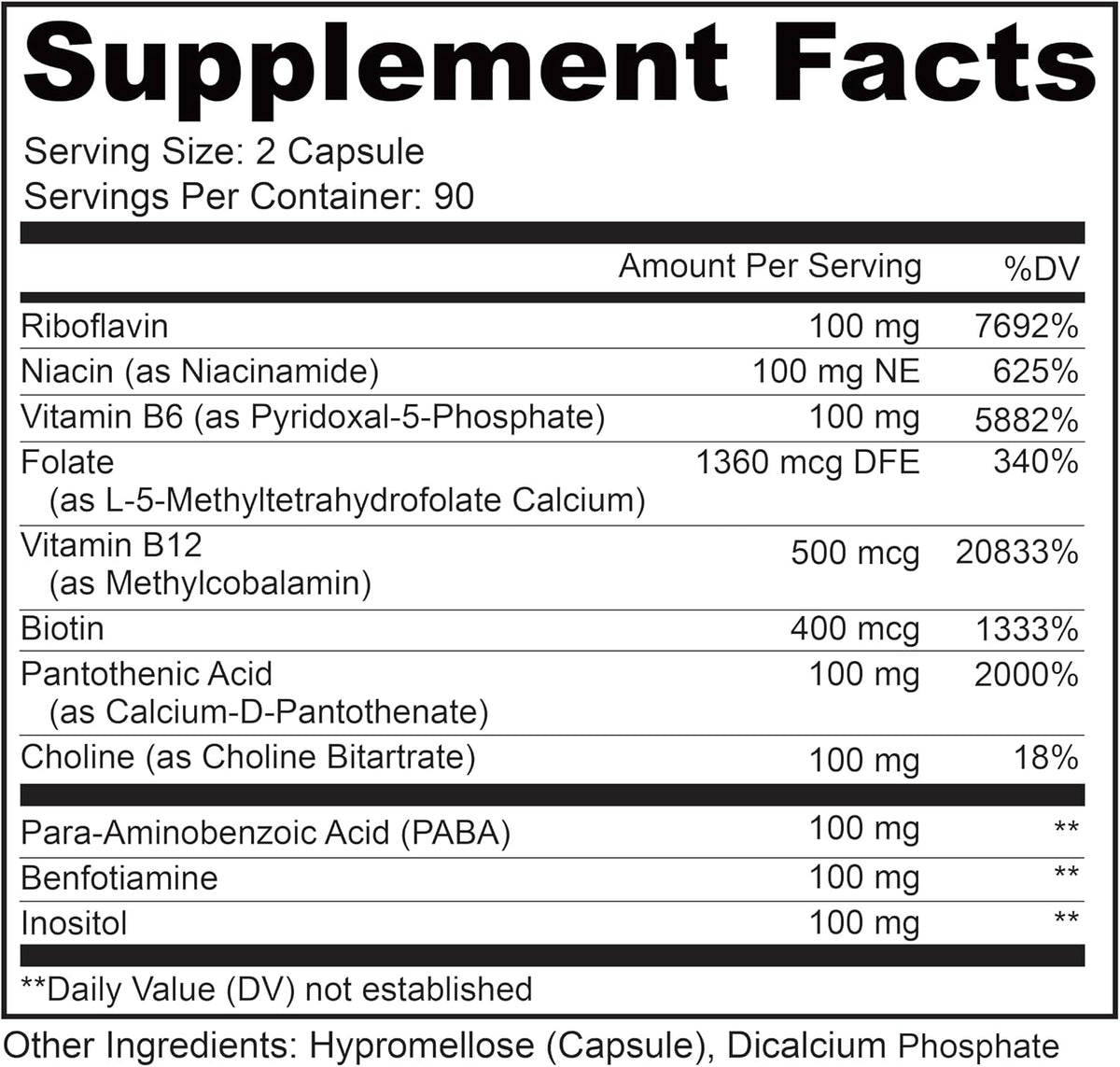 Lively Vitamin Co. Busy Bee - Highly Bio-available Vitamin B Complex with Choline - 180 Vegan Capsules - görsel 4