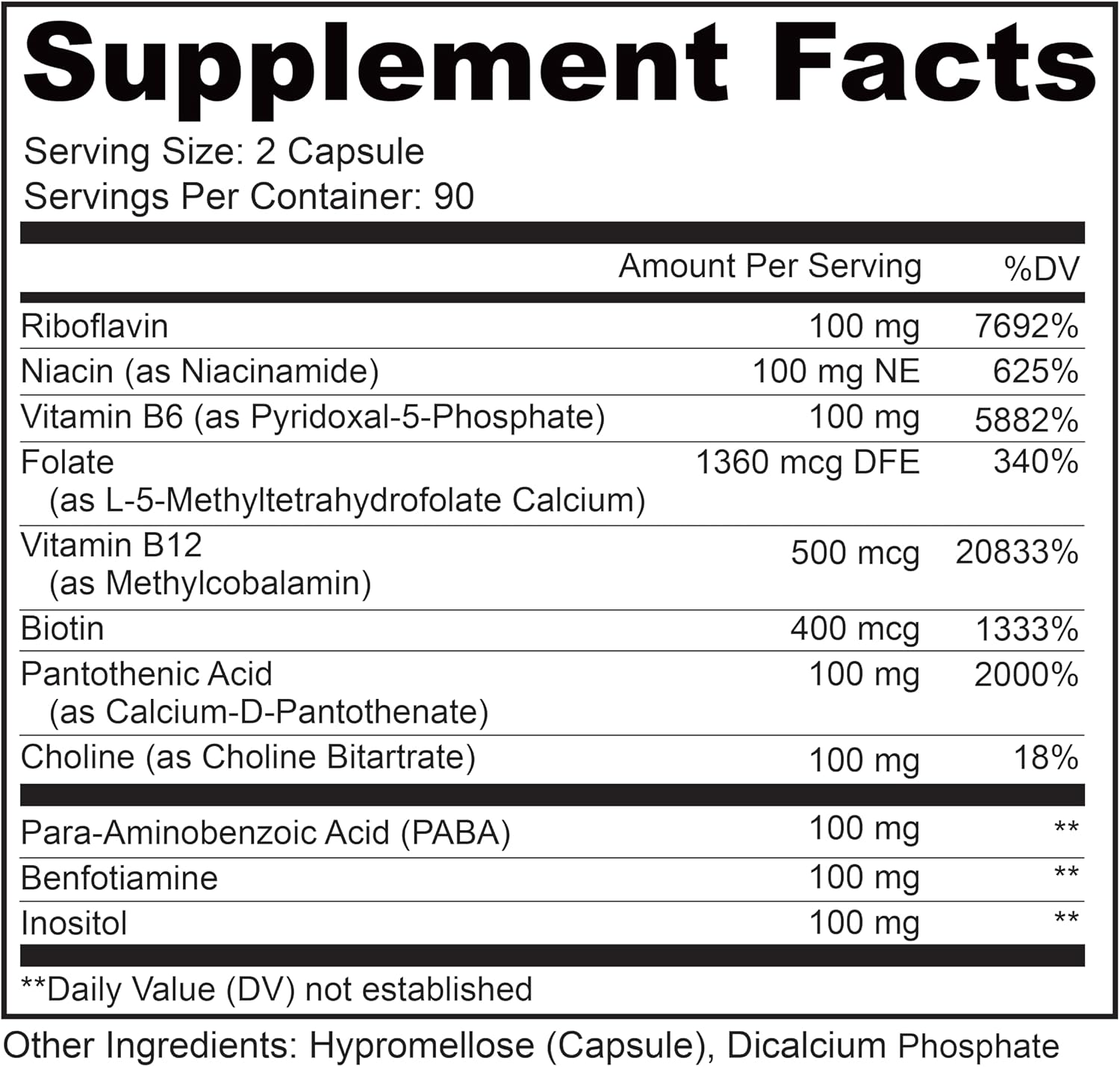 Lively Vitamin Co. Busy Bee - Highly Bio-available Vitamin B Complex with Choline - 180 Vegan Capsules - görsel 4