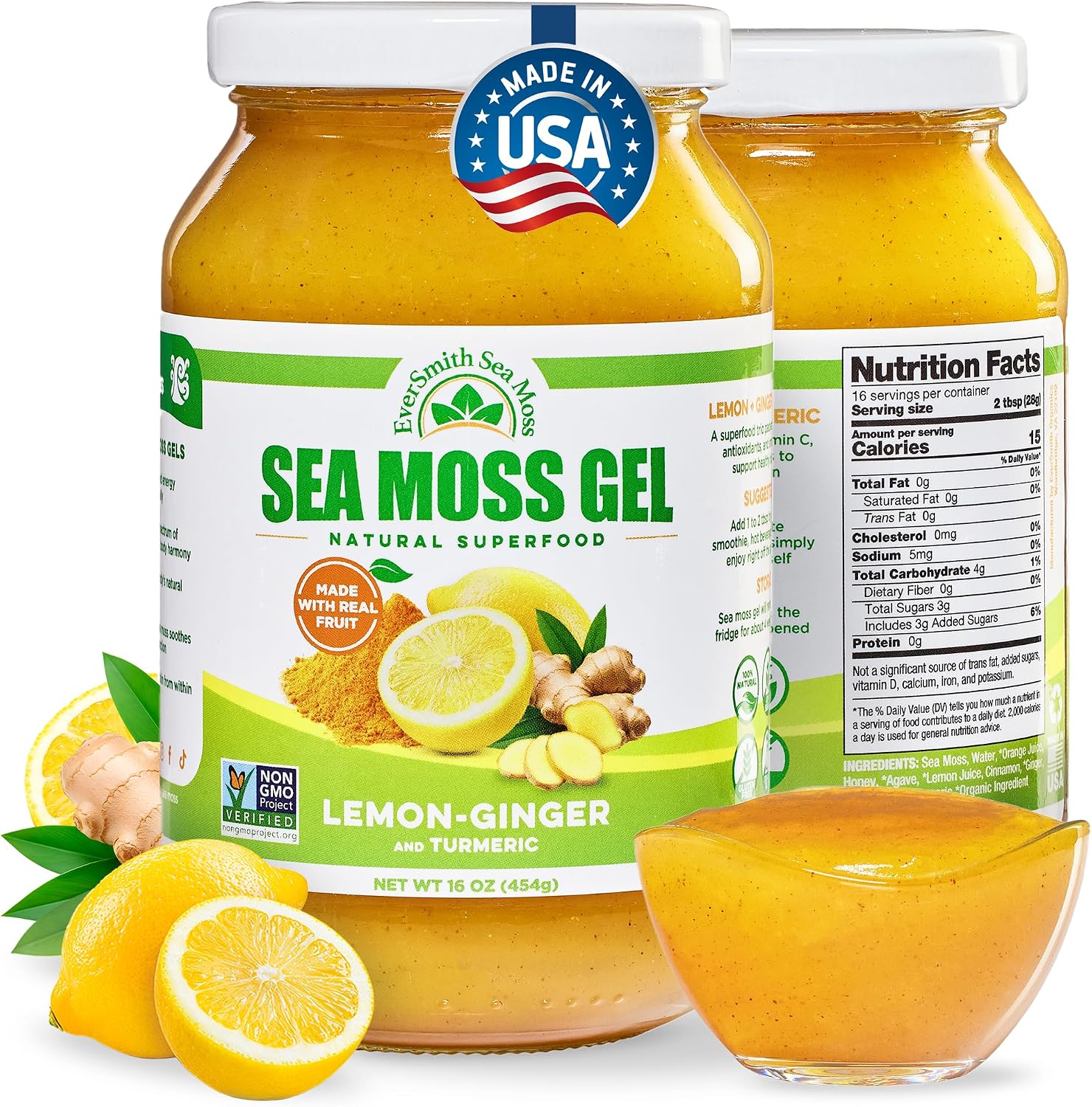 Wildcrafted Irish Sea Moss Gel – Elderberry (1 Jar) - görsel 10