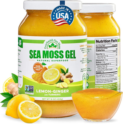 Wildcrafted Irish Sea Moss Gel – Elderberry (1 Jar)