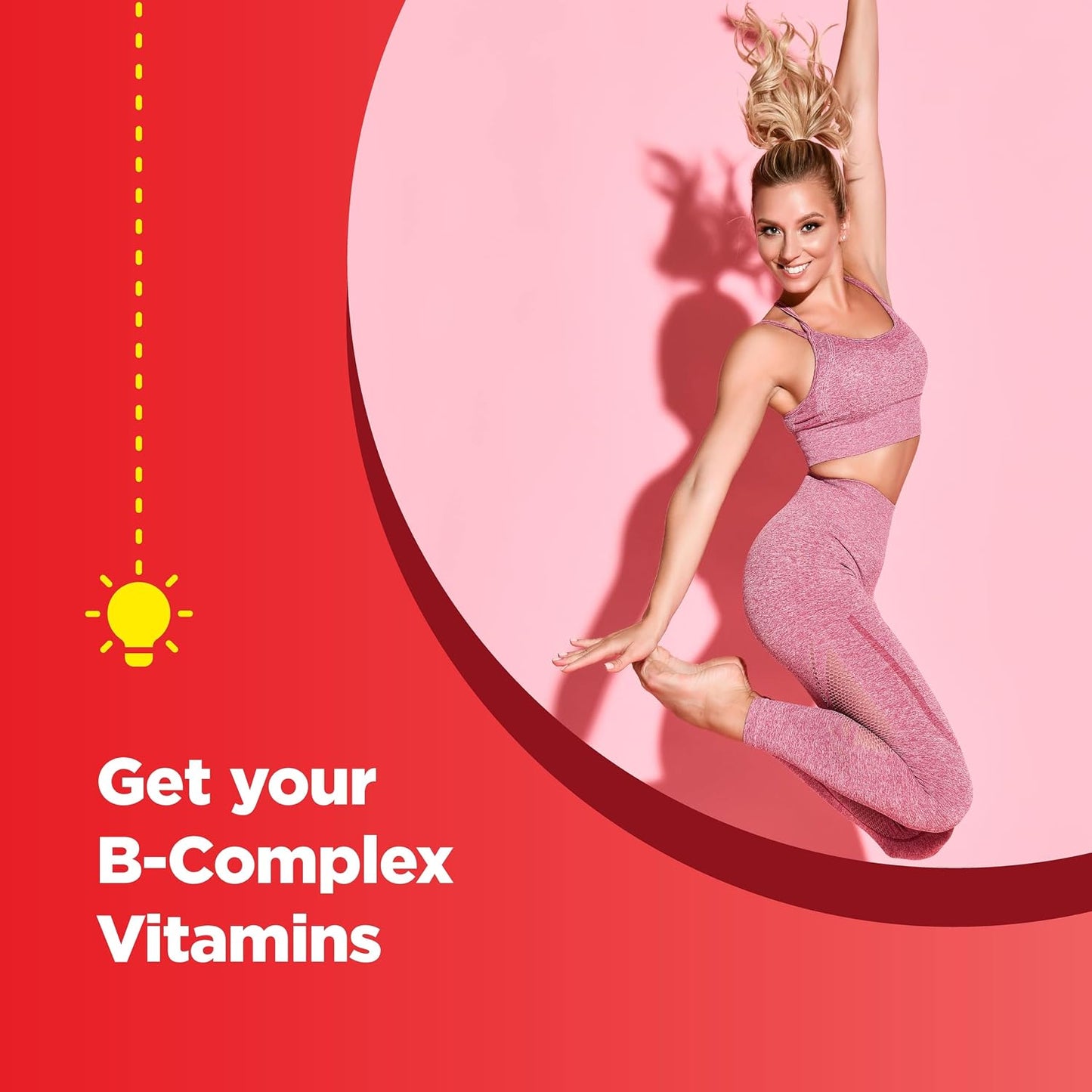 Vitamin B Complex Gummies for Adults & Kids - B Vitamins with Thiamine, Riboflavin, Niacin, B6, B12 & Folate - 60 Gummies - görsel 2