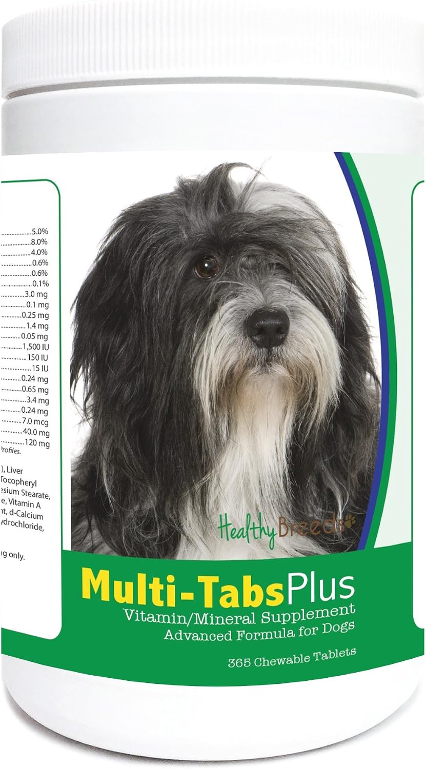 Healthy Breeds Lhasa Apso Multi-Tabs Plus Chewable Tablets (365 Count) - görsel 1