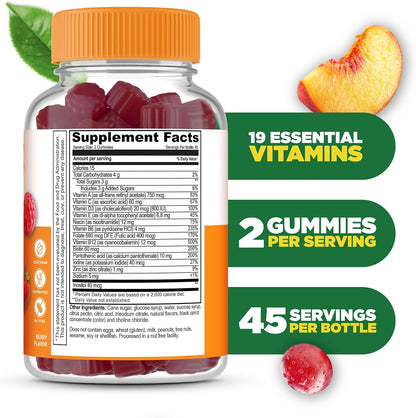 Lifeable Multivitamin for Men Gummies - Berry Flavour - 90 Gummies