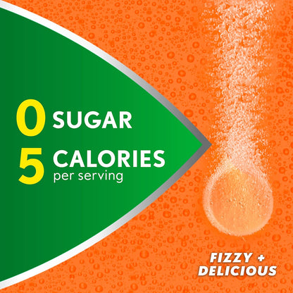 Berocca Orange Effervescent Tablets, Caffeine Free, 20 Tablets