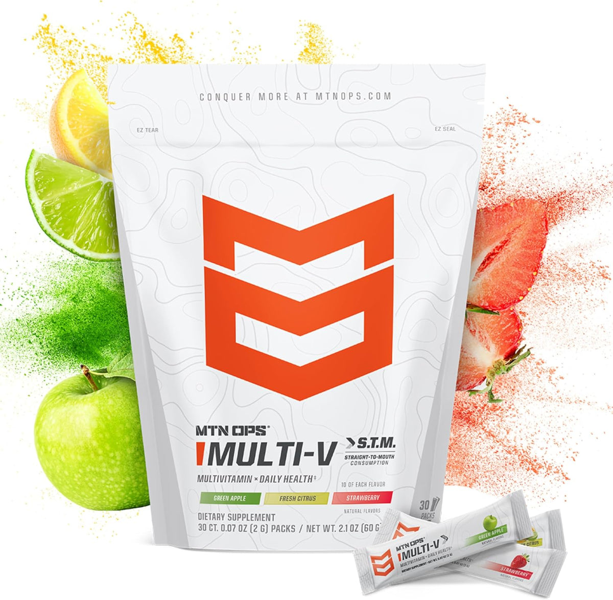 MTN OPS Multi-V STM On-the-Go Daily Multivitamin, 30 Servings - görsel 5