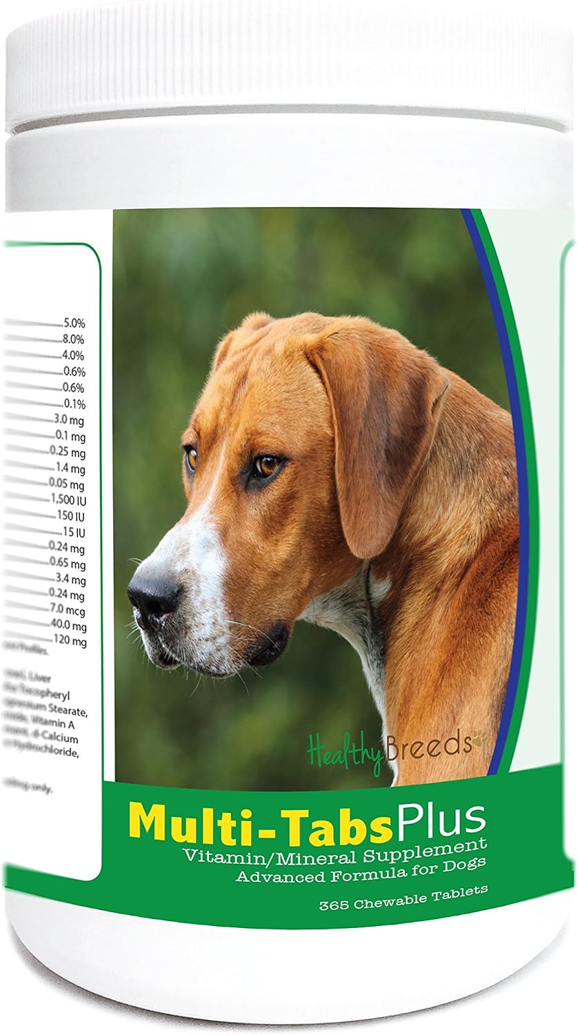 Healthy Breeds English Foxhound Multi-Tabs Plus Chewable Tablets 365 Count - görsel 1
