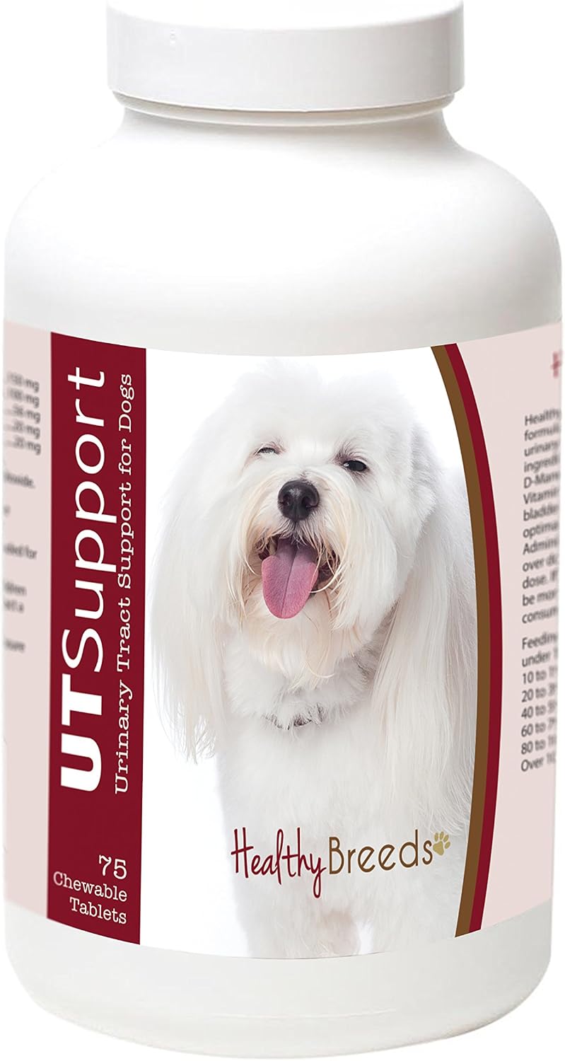 Healthy Breeds Coton de Tulear Cranberry Chewables – Urinary Tract Support (75 Count) - görsel 1